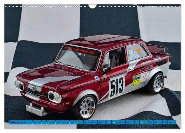 Produktbild: NSU TT CUP Auch im Kleinen ganz Gro&szlig; (Wandkalender 2026 DIN A3 quer), CALVENDO Monatskalender