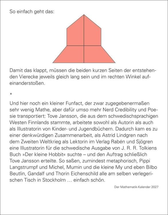 Produktbild: Der Mathematik-Kalender Tagesabrei&szlig;kalender 2027 - Nachts teile ich heimlich durch Null