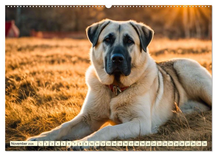 Produktbild: Kangal - der starke Herdenschutzhund (Wandkalender 2026 DIN A2 quer), CALVENDO Monatskalender