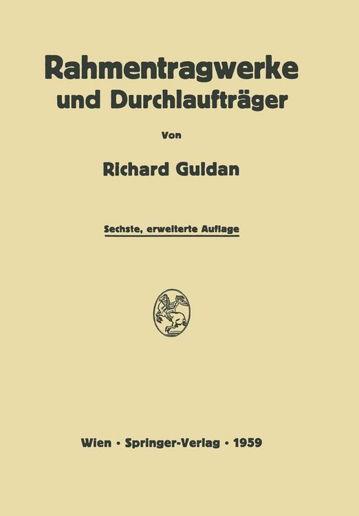 Produktbild: Rahmentragwerke und Durchlauftr&auml;ger