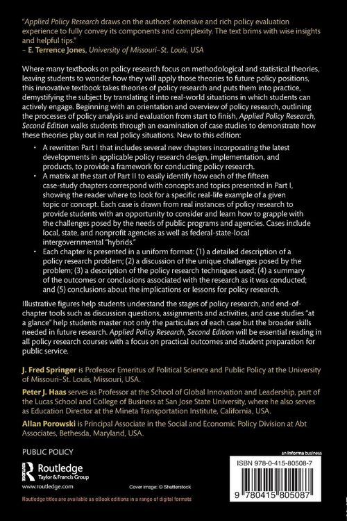 Produktbild: Applied Policy Research