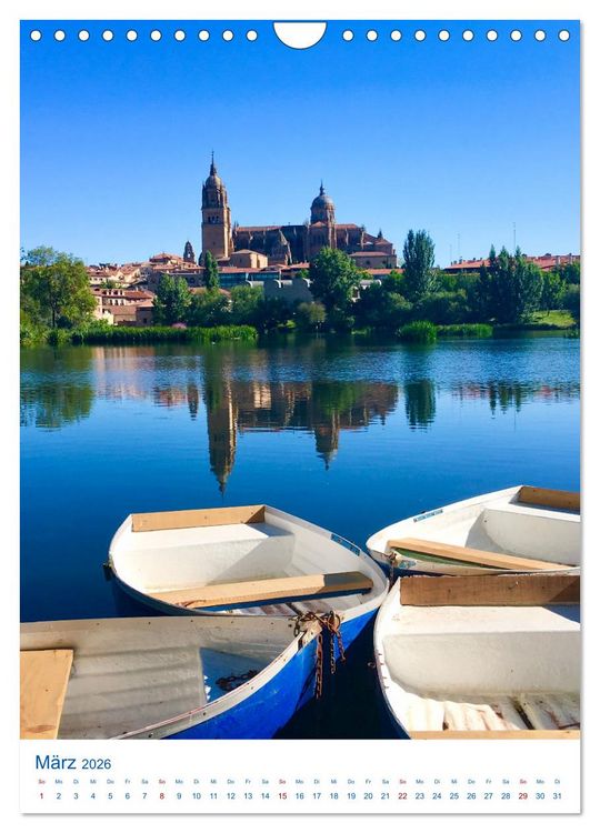 Produktbild: Salamanca. Die goldene Stadt am Tormes (Wandkalender 2026 DIN A4 hoch), CALVENDO Monatskalender