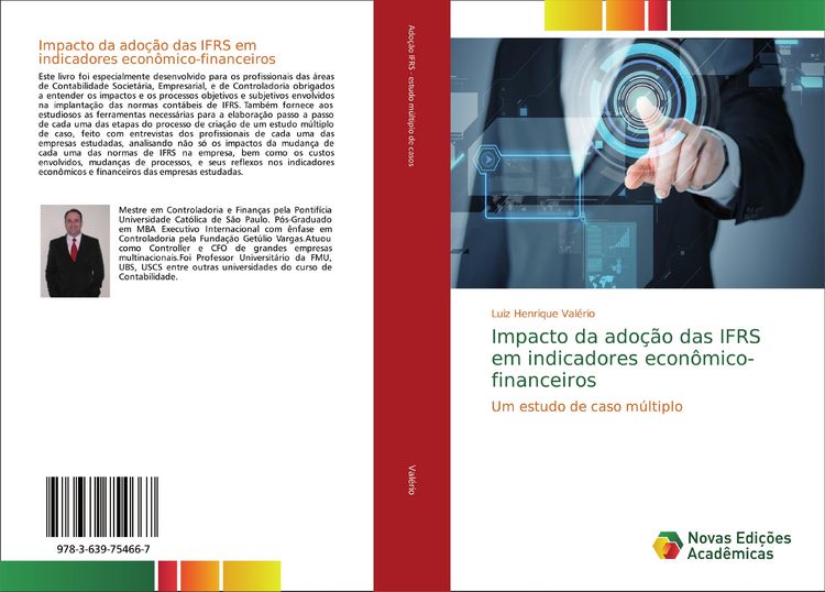 Produktbild: Impacto da ado&ccedil;&atilde;o das IFRS em indicadores econ&ocirc;mico-financeiros