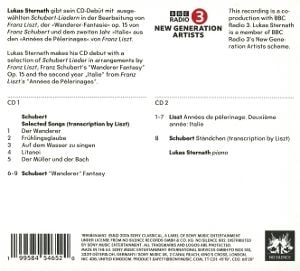 Produktbild: Lukas Sternath plays Franz Schubert and Franz Lisz