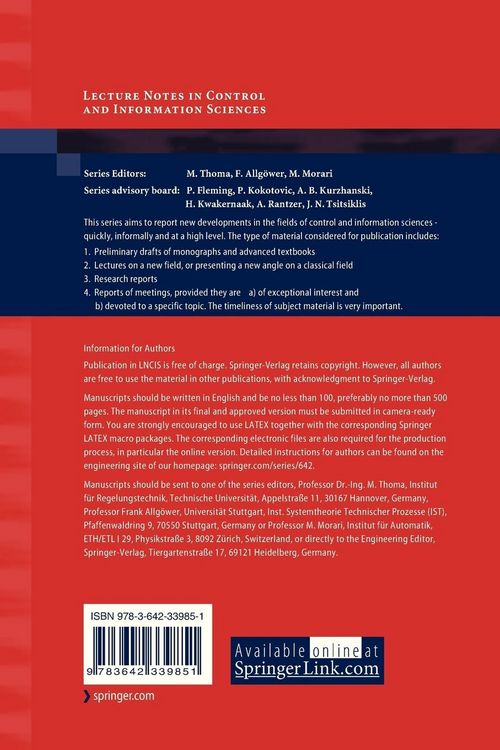 Produktbild: Observer-Based Fault Estimation and Accomodation for Dynamic Systems