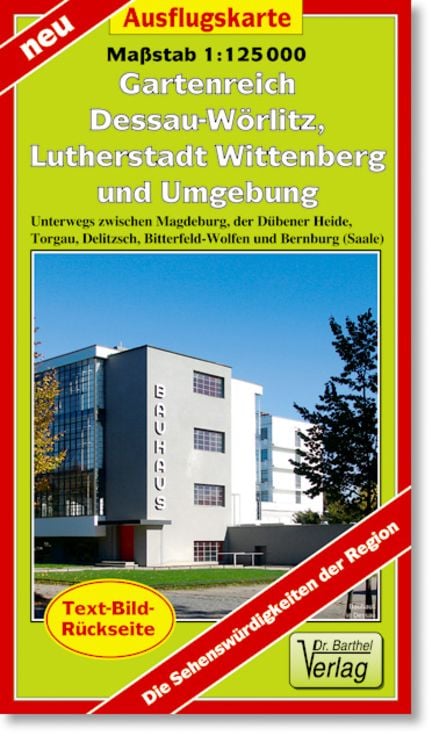 Produktbild: Gartenreich Dessau-Wörlitz/Wittenberg Ausflugskarte/LZ 2010