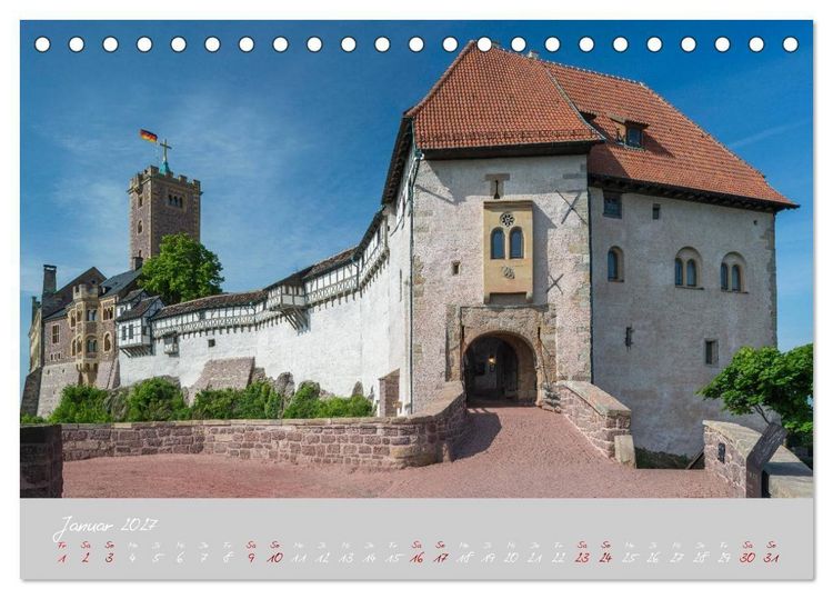 Produktbild: Th&uuml;ringer Wald Das Gr&uuml;ne Herz Deutschlands (Tischkalender 2027 DIN A5 quer), CALVENDO Monatskalender