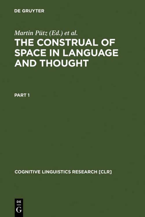 Produktbild: The Construal of Space in Language and Thought