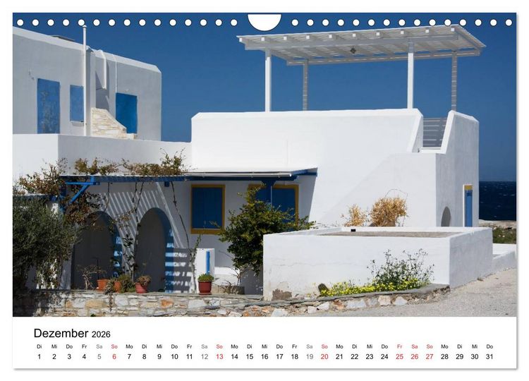 Produktbild: Paros, Perle der Kykladen (Wandkalender 2026 DIN A4 quer), CALVENDO Monatskalender