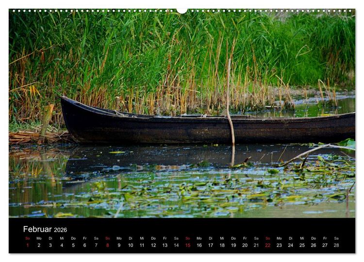 Produktbild: Donaudelta (Wandkalender 2026 DIN A2 quer), CALVENDO Monatskalender