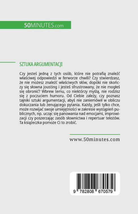 Produktbild: Sztuka argumentacji