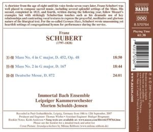 Produktbild: Schuldt-Jensen/Leipziger KO: Messen In C-Und G-Dur/Dt.Messe