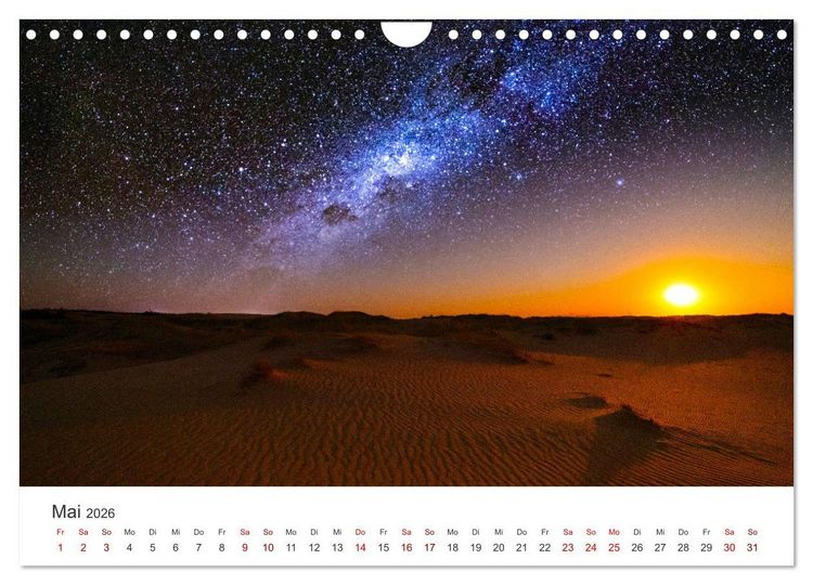 Produktbild: Sahara - Die gr&ouml;&szlig;te Trockenw&uuml;ste der Welt. (Wandkalender 2026 DIN A4 quer), CALVENDO Monatskalender