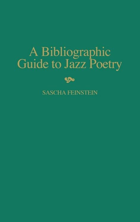 Produktbild: A Bibliographic Guide to Jazz Poetry