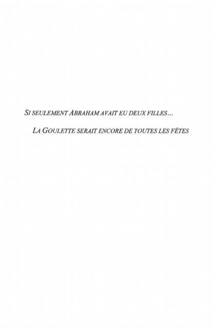 Produktbild: Si seulement abraham avait eu deux filles... - la goulette s