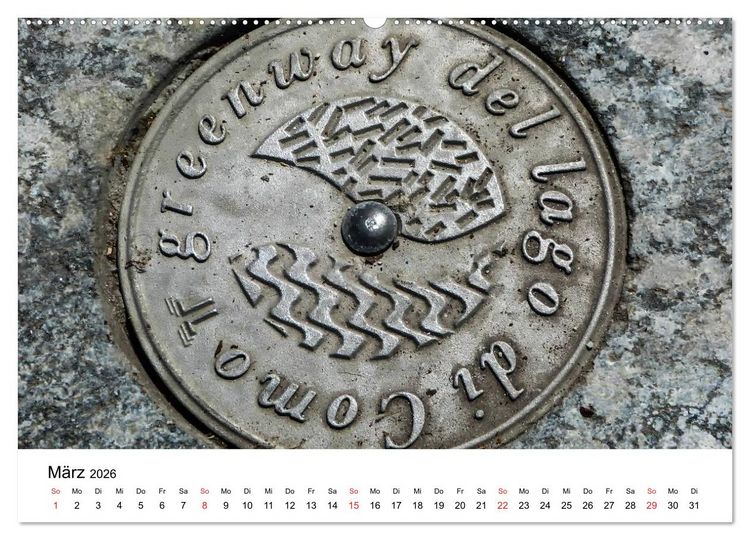 Produktbild: Impressionen vom Comer See (hochwertiger Premium Wandkalender 2026 DIN A2 quer), Kunstdruck in Hochglanz