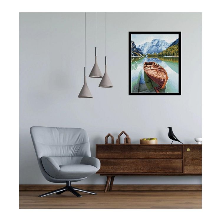 Produktbild: DIAMOND DOTZ - Diamond Painting Boot im Fjord