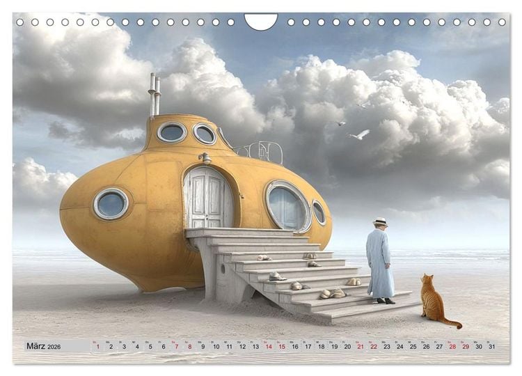 Produktbild: Ein Fl&uuml;stern hinter dem Wei&szlig; (Wandkalender 2026 DIN A4 quer), CALVENDO Monatskalender