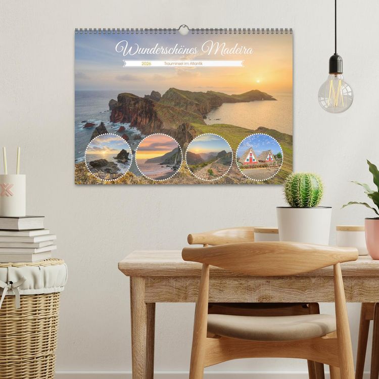 Produktbild: Wundersch&ouml;nes Madeira (Wandkalender 2026 DIN A3 quer), CALVENDO Monatskalender