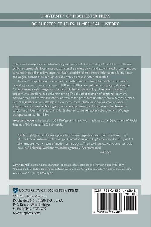Produktbild: Origins of Organ Transplantation
