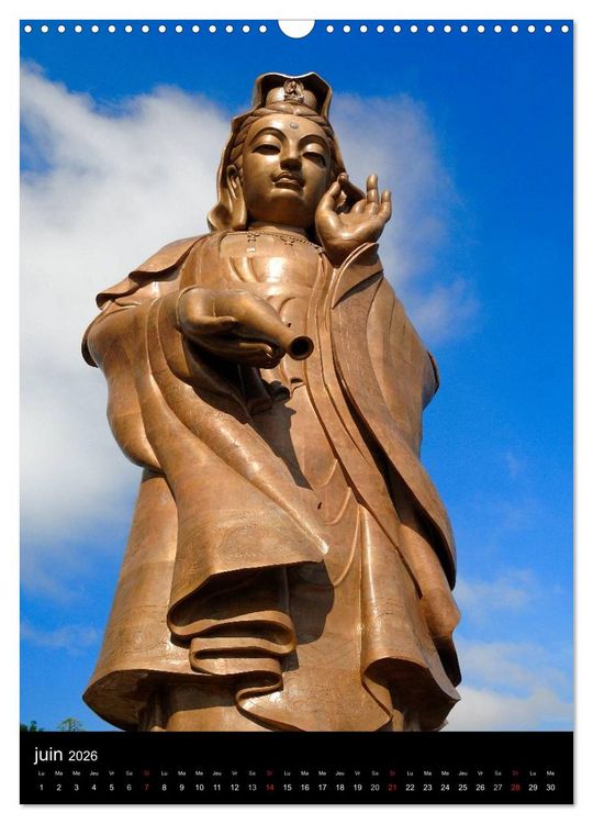 Produktbild: Bouddha Portraits du Sage (Calendrier mural 2026 DIN A3 horizontal), CALVENDO calendrier mensuel