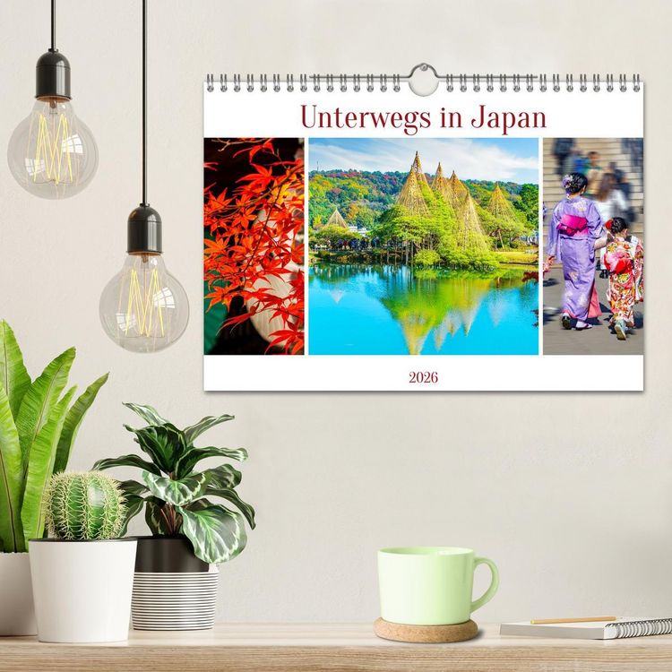 Produktbild: Unterwegs in Japan (Wandkalender 2026 DIN A4 quer), CALVENDO Monatskalender