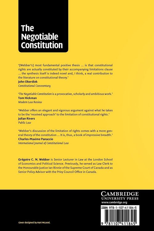 Produktbild: The Negotiable Constitution