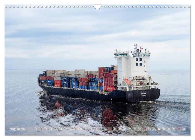 Produktbild: Container - Tanker - Kreuzfahrt - Schiffe (Wandkalender 2026 DIN A3 quer), CALVENDO Monatskalender