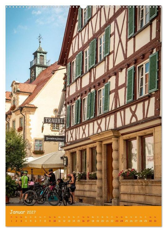 Produktbild: Schloss und mehr in Sigmaringen (hochwertiger Premium Wandkalender 2027 DIN A2 hoch), Kunstdruck in Hochglanz