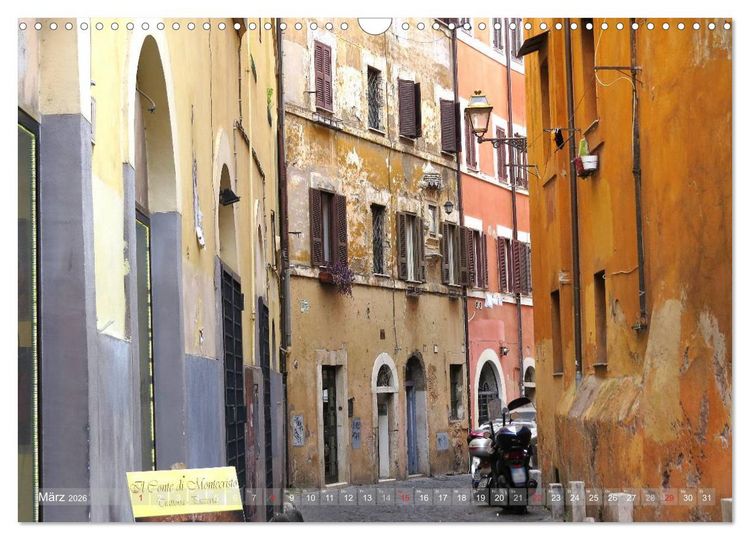 Produktbild: Rom - der gem&uuml;tliche Stadtteil Trastevere (Wandkalender 2026 DIN A3 quer), CALVENDO Monatskalender