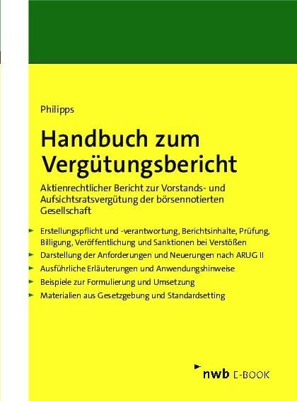 Produktbild: Handbuch zum Verg&uuml;tungsbericht