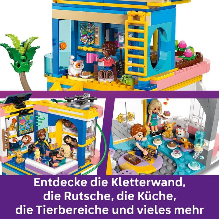 Produktbild: LEGO Friends 42689 Heartlake City Clubhaus der Freunde, Puppen Spielset