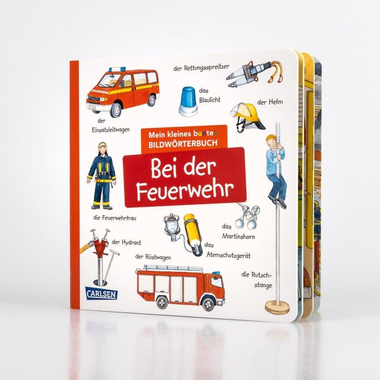 Produktbild: Mein kleines buntes Bildw&ouml;rterbuch: Bei der Feuerwehr