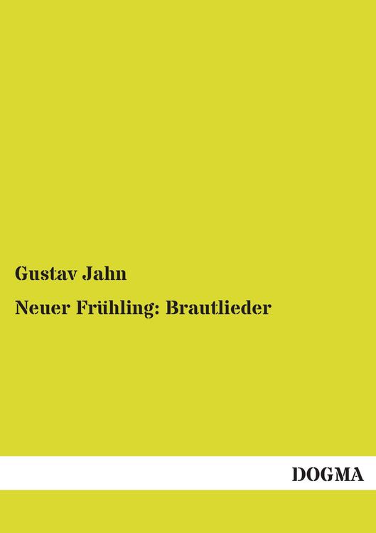 Produktbild: Neuer Fr&uuml;hling: Brautlieder