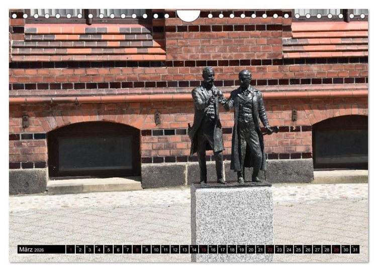 Produktbild: Grabow - Fachwerkstadt an der Elde (Wandkalender 2026 DIN A4 quer), CALVENDO Monatskalender