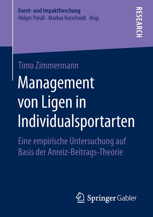 Produktbild: Management von Ligen in Individualsportarten