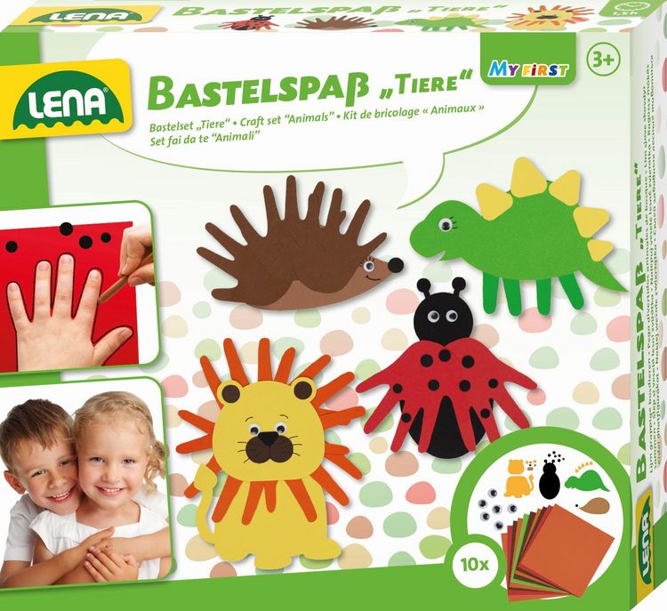 Produktbild: Bastelspa&szlig; Tiere, Faltschachtel
