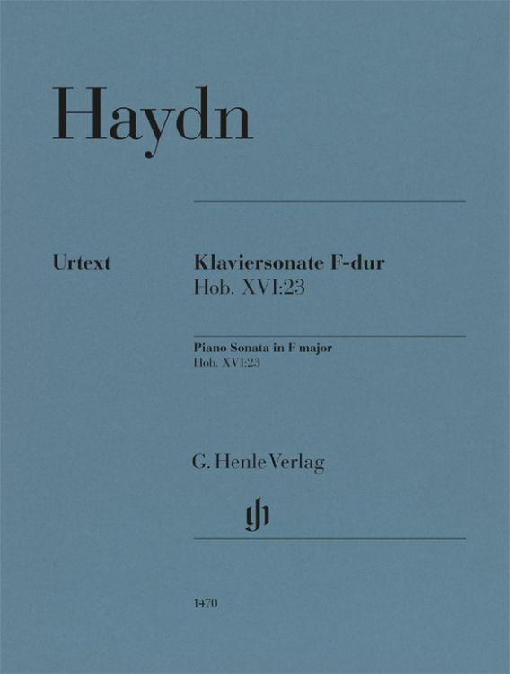 Produktbild: Joseph Haydn - Klaviersonate F-dur Hob. XVI:23