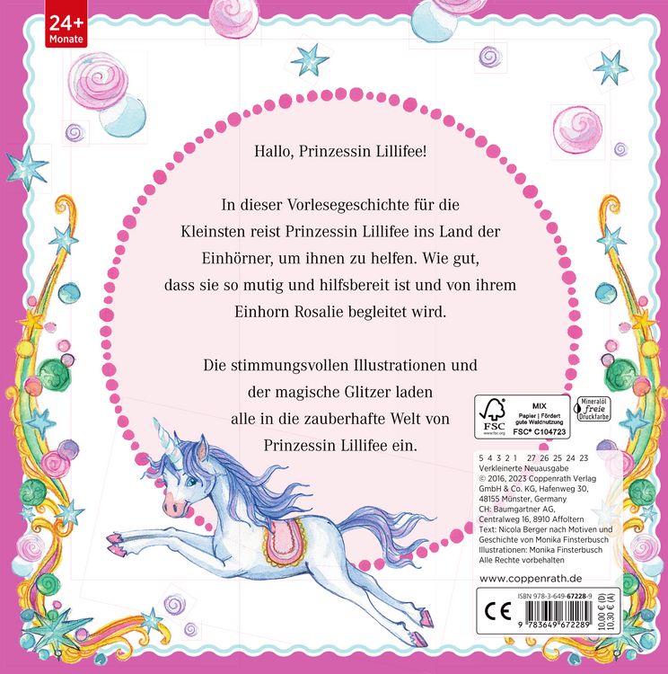 Produktbild: Prinzessin Lillifee und das Einhornparadies (Pappbilderbuch)