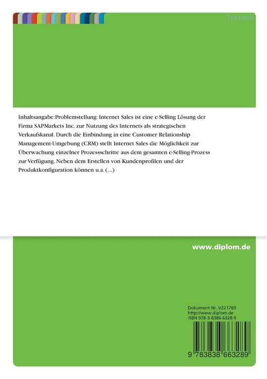 Produktbild: Konzeption und Implementierung einer Enterprise Application