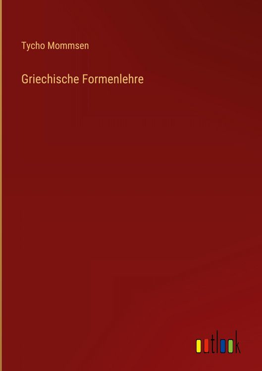 Produktbild: Griechische Formenlehre