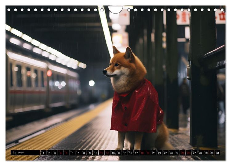 Produktbild: Shiba Inu - Stolz und Anmut (Wandkalender 2026 DIN A4 quer), CALVENDO Monatskalender