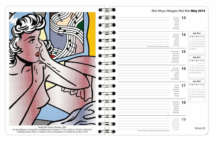 Produktbild: Roy Lichtenstein, Buchkalender 2013