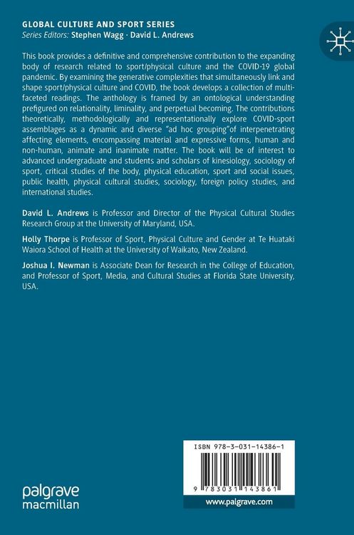 Produktbild: Sport and Physical Culture in Global Pandemic Times