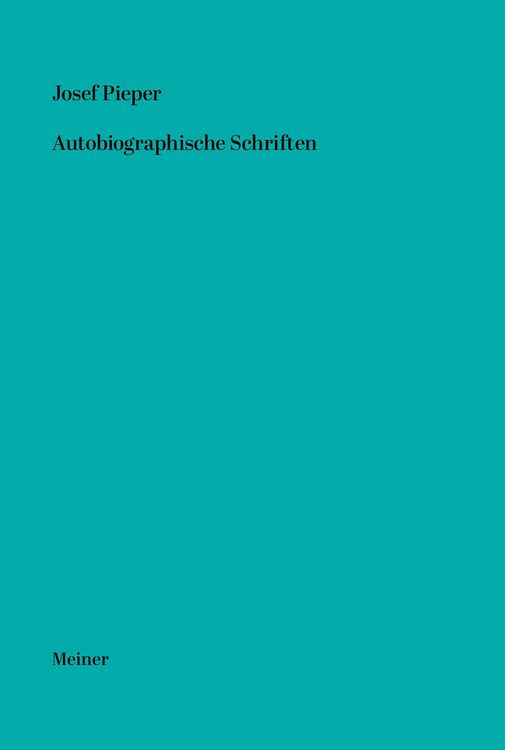 Produktbild: Autobiographische Schriften