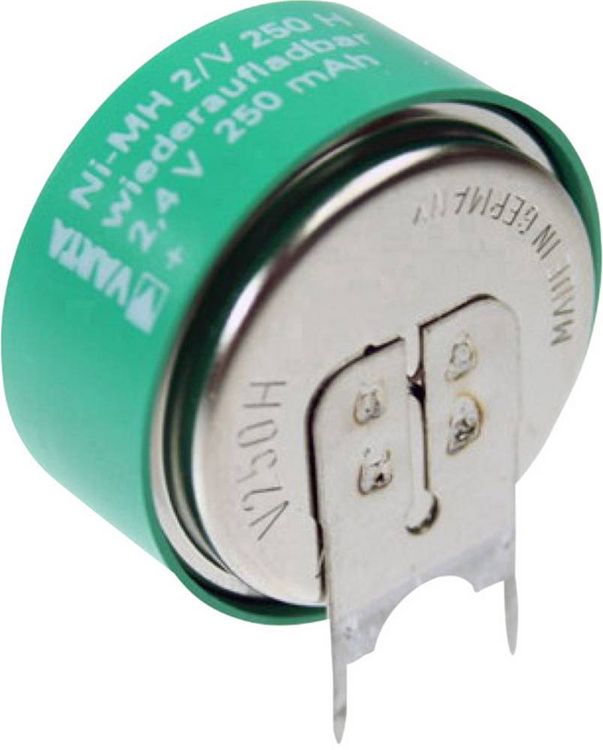 Produktbild: Varta V2/250H-SLF ++/- Knopfzellen-Akku 250H NiMH 250 mAh 2.4V 1St.