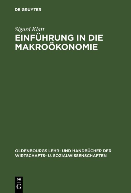 Produktbild: Einführung in die Makroökonomie