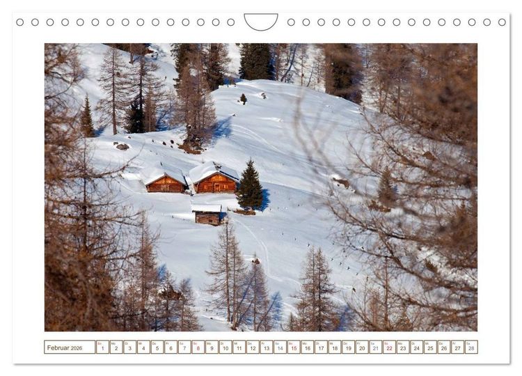Produktbild: Idyllische Almh&uuml;tten (Wandkalender 2026 DIN A4 quer), CALVENDO Monatskalender