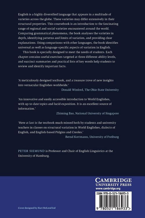 Produktbild: Varieties of English