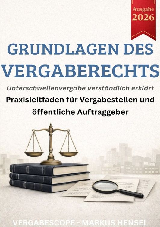Produktbild: Grundlagen des Vergaberechts